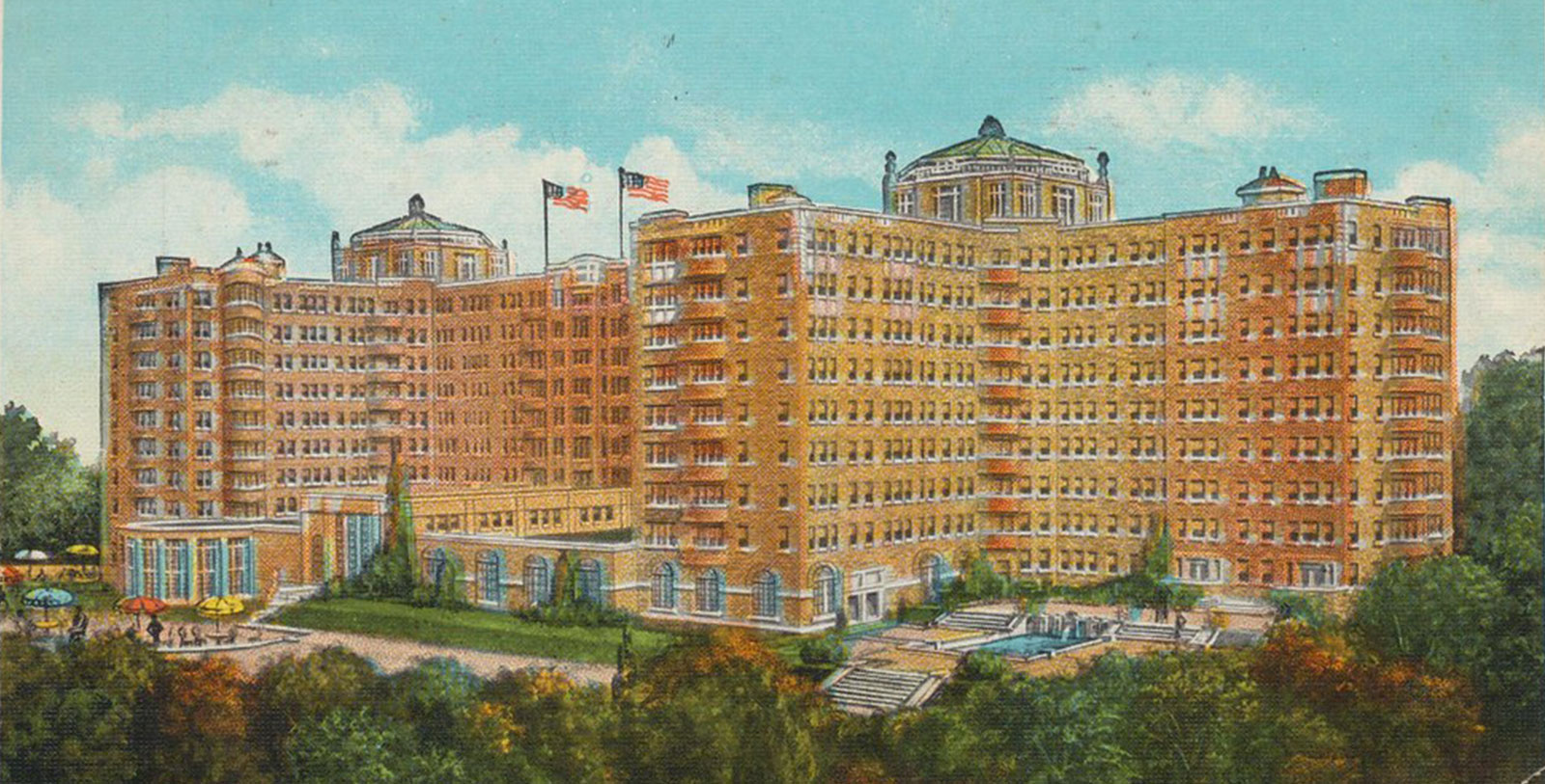 Omni Shoreham Hotel Washington DC in the 1960s from Historic Hotels of America