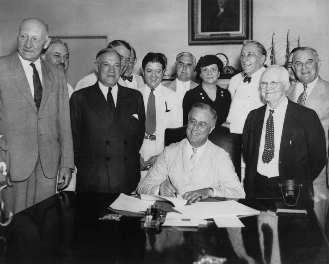 Social Security Act Signing