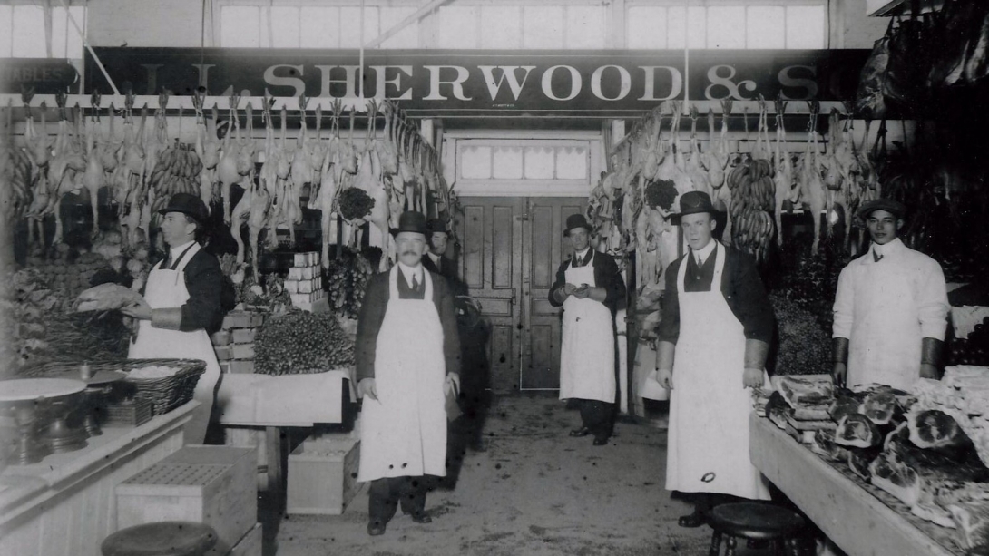 Sherwood family staff at Riggs Market in D.C. E MORRISON PHOTO