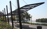 Photo of a park canopy overlooking the Georgetown Waterfront
