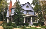Photograph of purple house in Cleveland Park