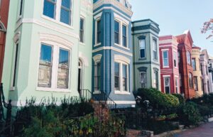 Capitol Hill neighborhood row houses