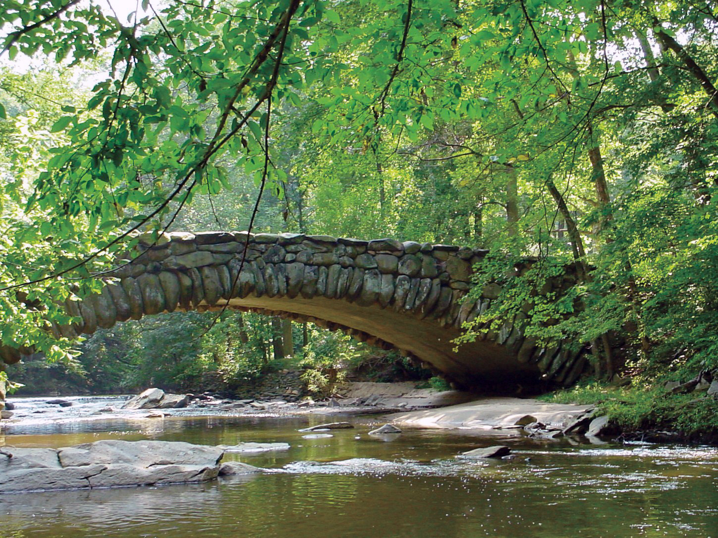 The Boulder Bridge at Rock Creek Park