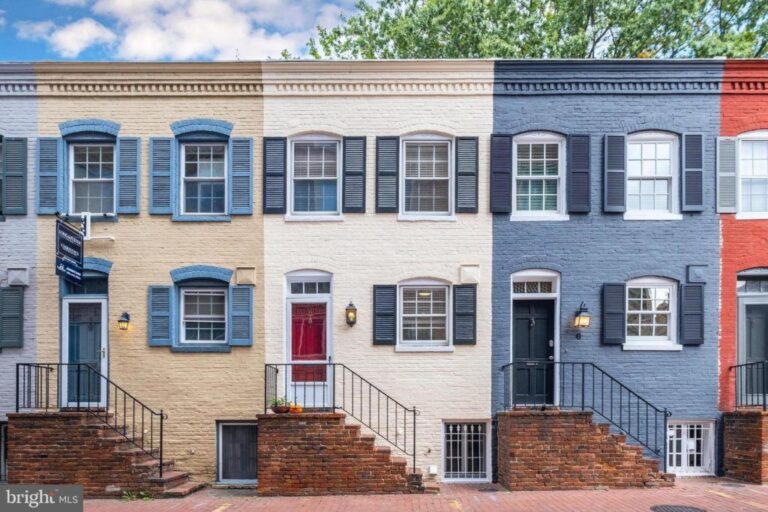 Snow's Court Houses in Foggy Bottom neighborhood
