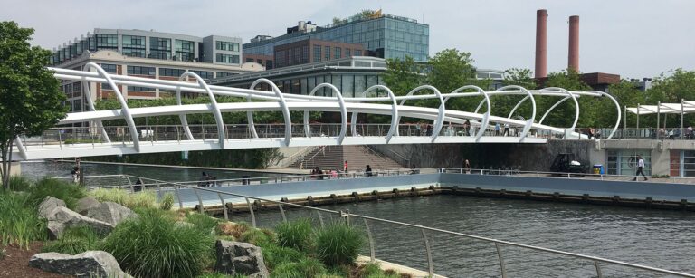Yards Park bridge Captiol Riverfront by Destination DC