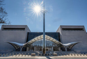 Main entrance of the Smithsonian National Air & Space Museum